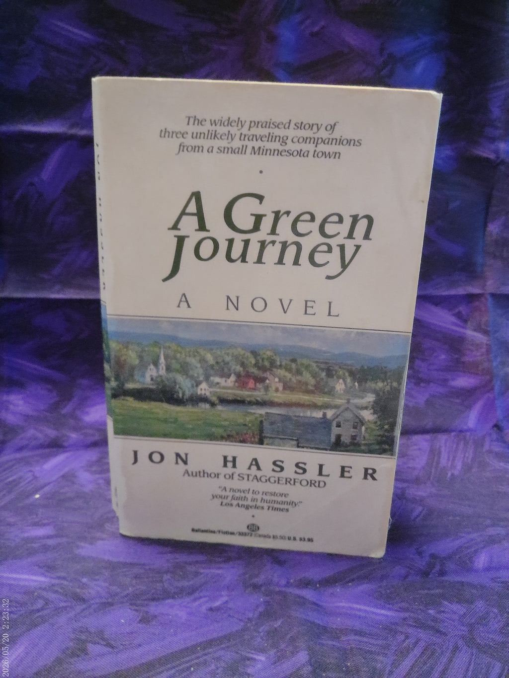 A Green Journey by Jon Hassler actual copy photo 1
