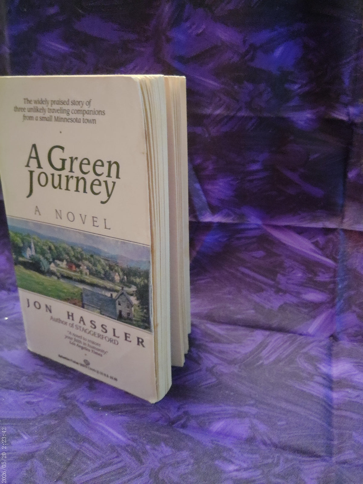 A Green Journey by Jon Hassler actual copy photo 3