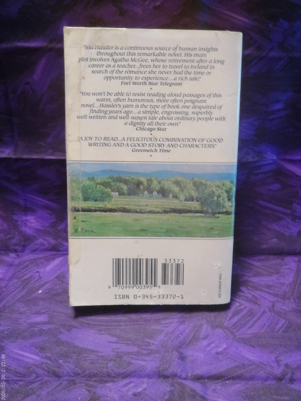A Green Journey by Jon Hassler actual copy photo 4