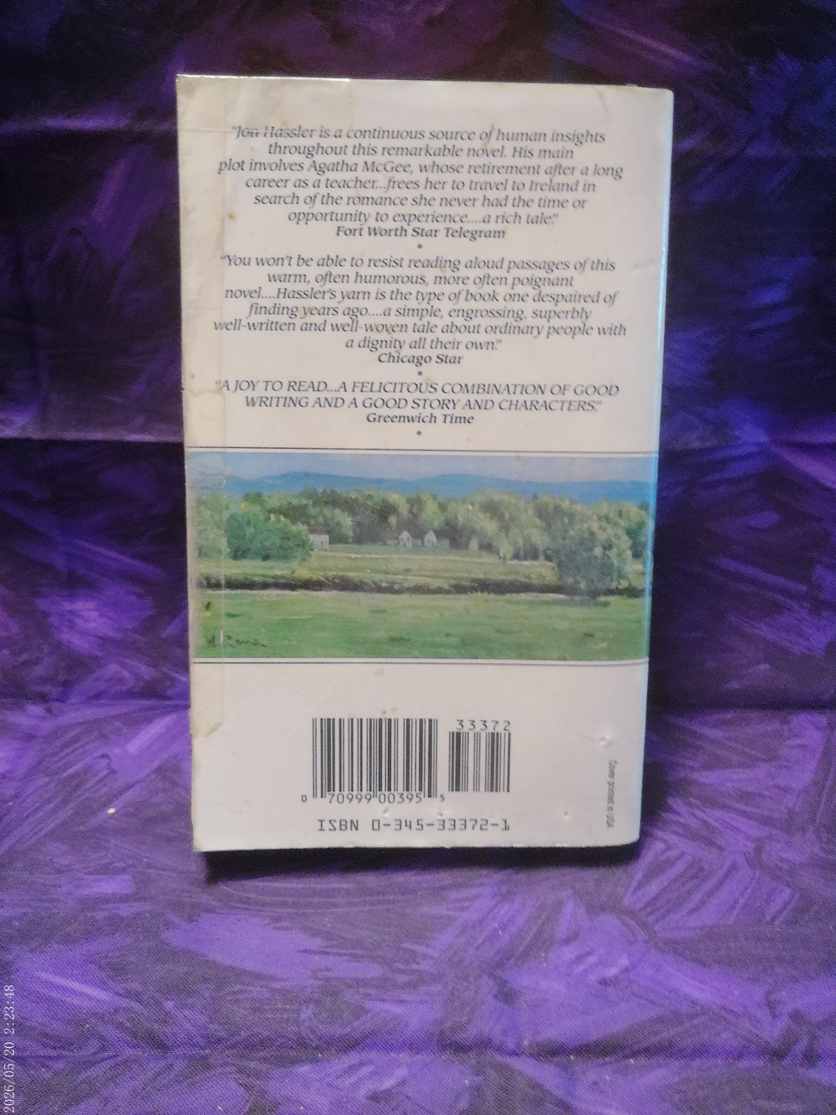 A Green Journey by Jon Hassler actual copy photo 4