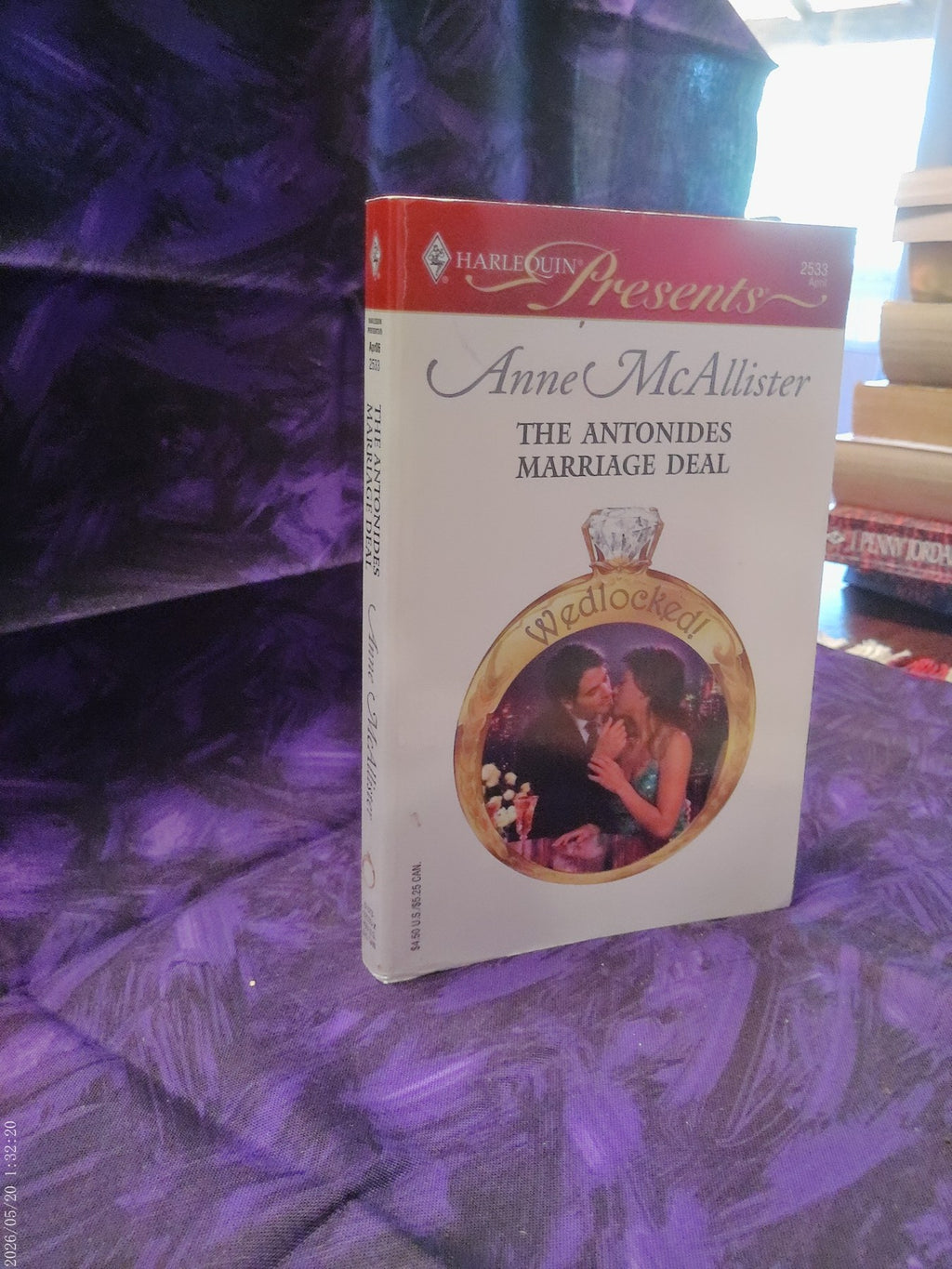 The Antonides Marriage Deal by Anne McAllister — actual copy photo