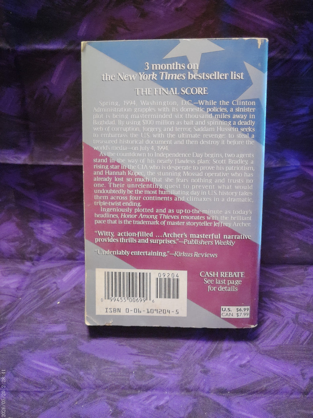 Honor Among Thieves used paperback photo 5