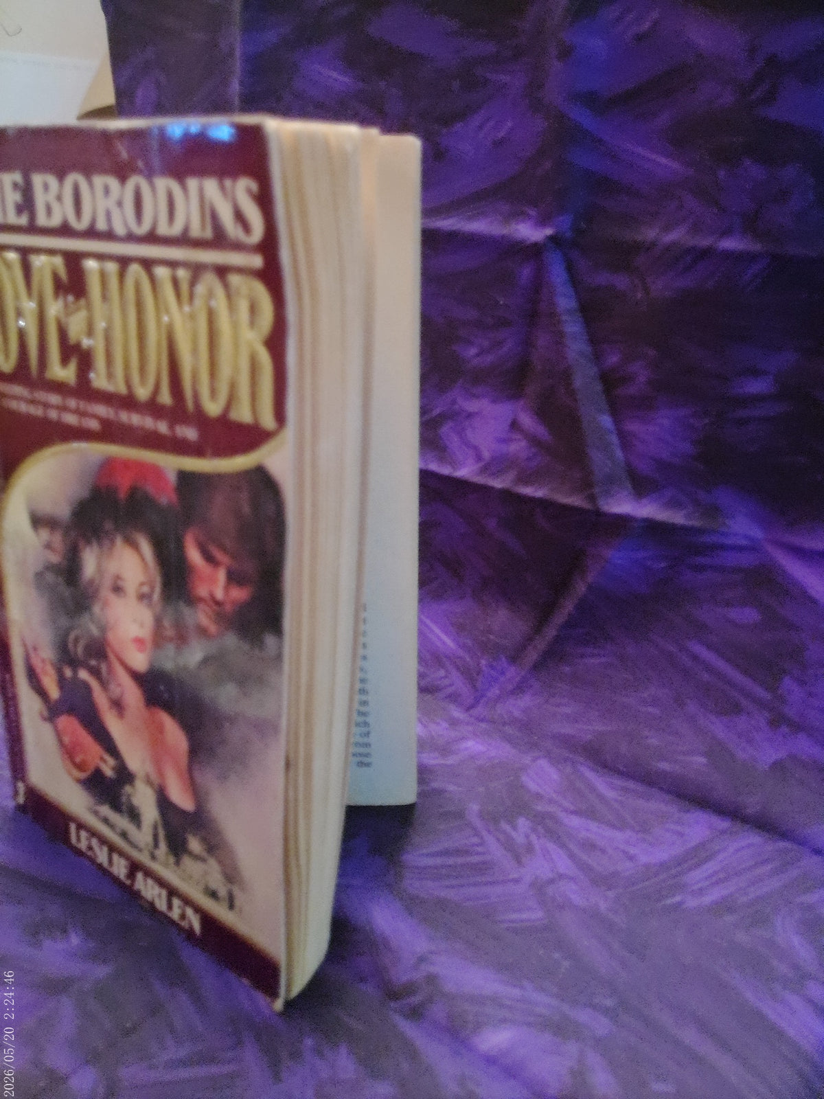 Front cover of Love and Honor