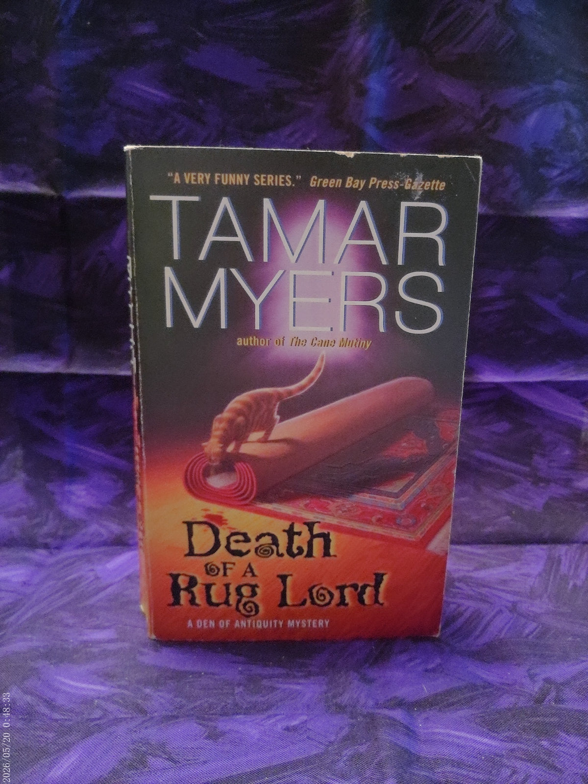 Death of a Rug Lord by Tamar Myers — front cover