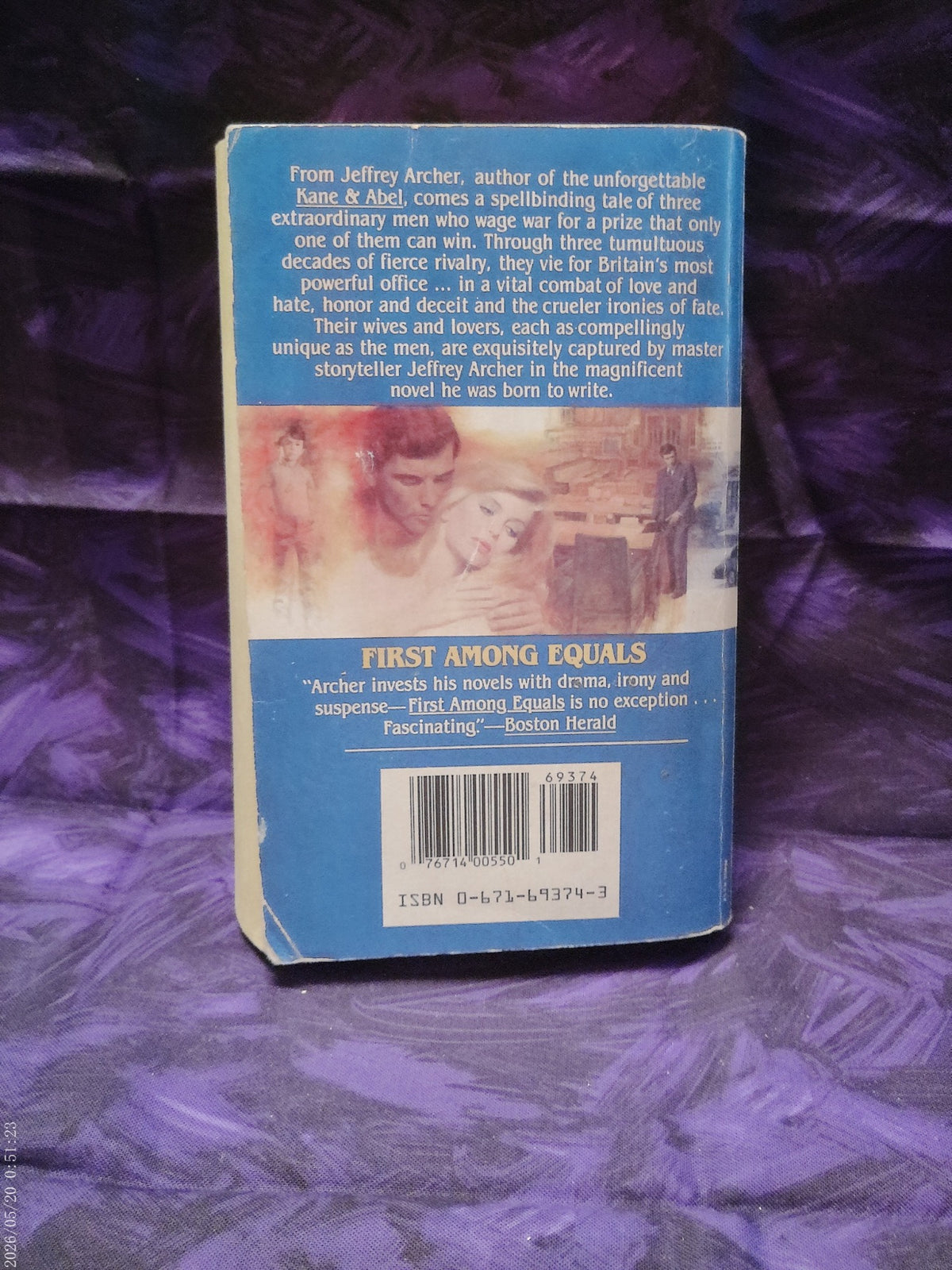 First Among Equals by Jeffrey Archer — back cover