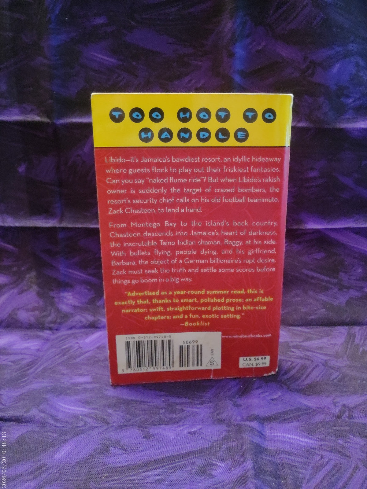 Jamaica Me Dead by Bob Morris — back cover