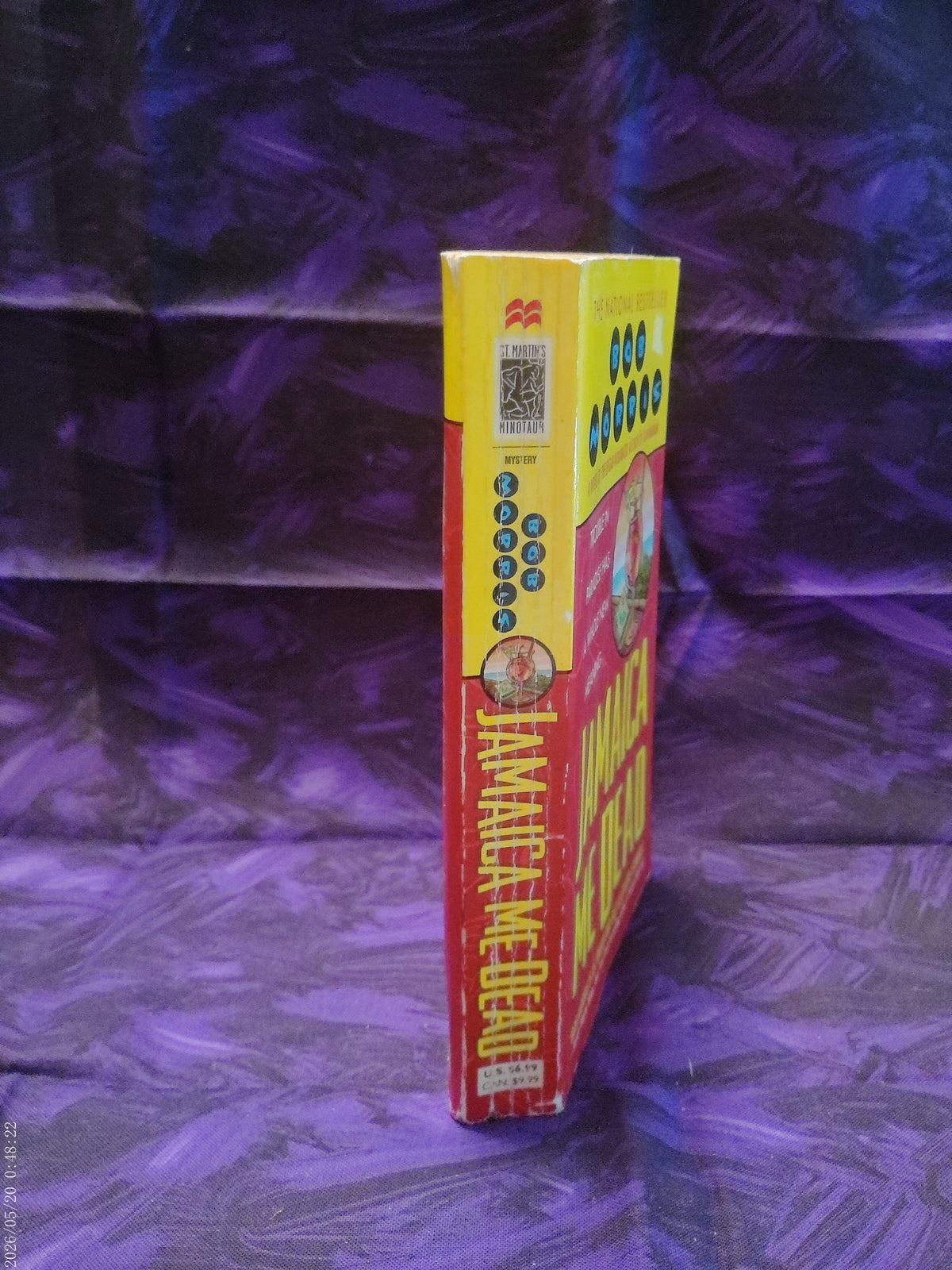 Jamaica Me Dead by Bob Morris — spine