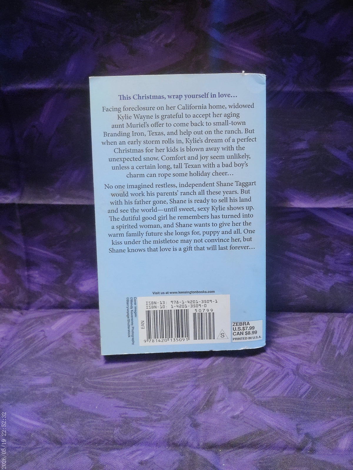 Long, Tall Christmas by Janet Dailey - Back cover