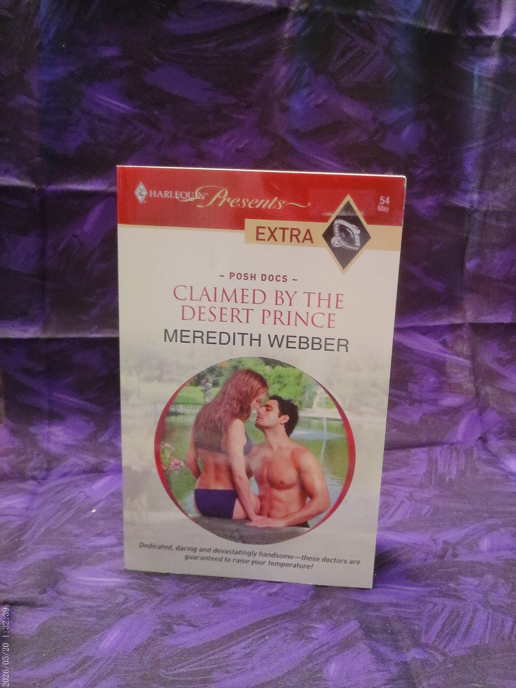 Claimed by the Desert Prince by Meredith Webber — actual copy photo