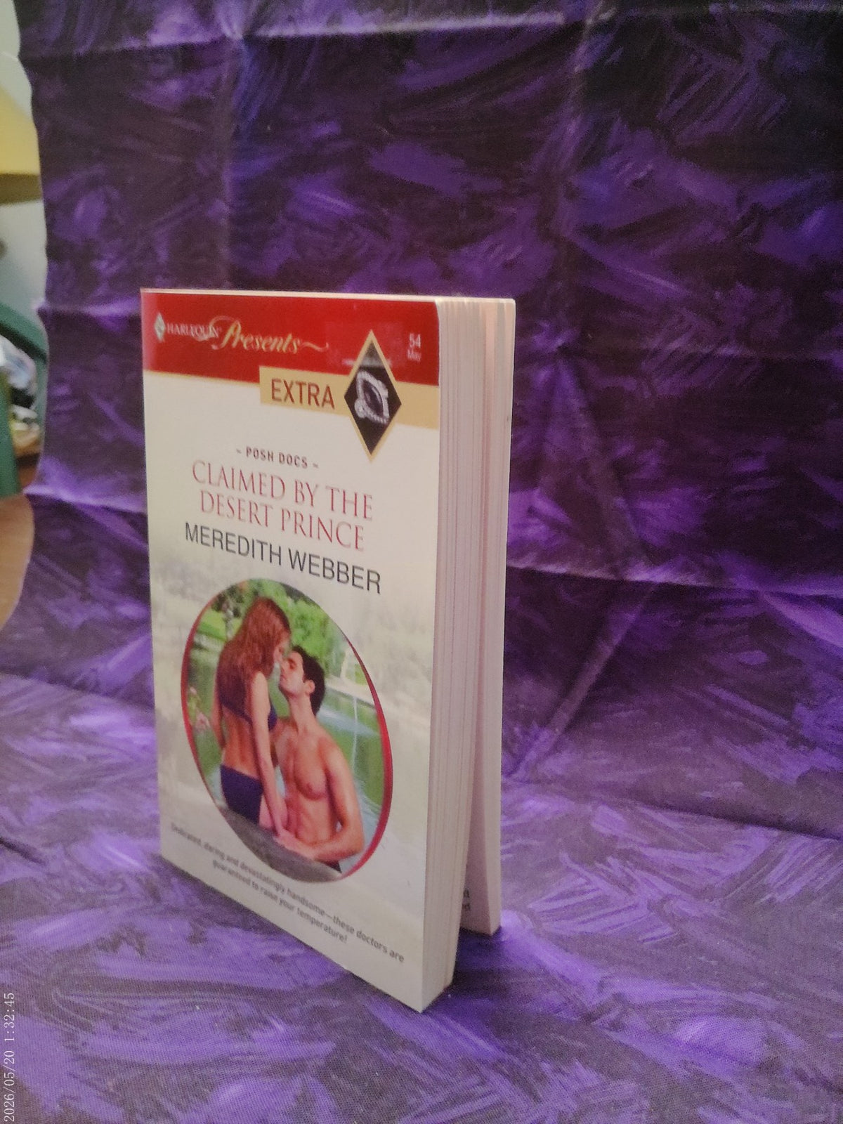 Claimed by the Desert Prince by Meredith Webber — actual copy photo