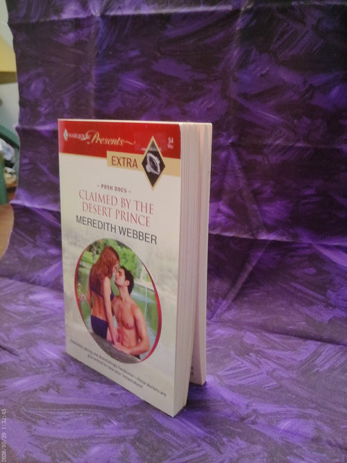 Claimed by the Desert Prince by Meredith Webber — actual copy photo
