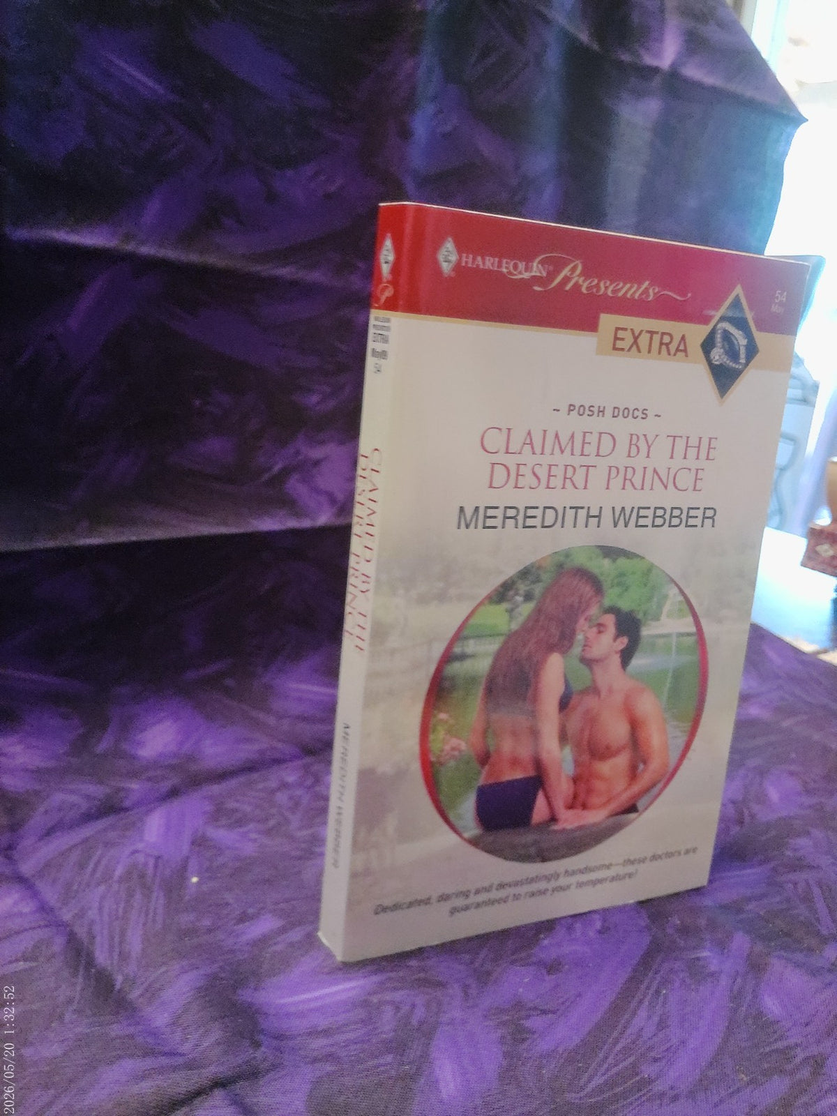 Claimed by the Desert Prince by Meredith Webber — actual copy photo