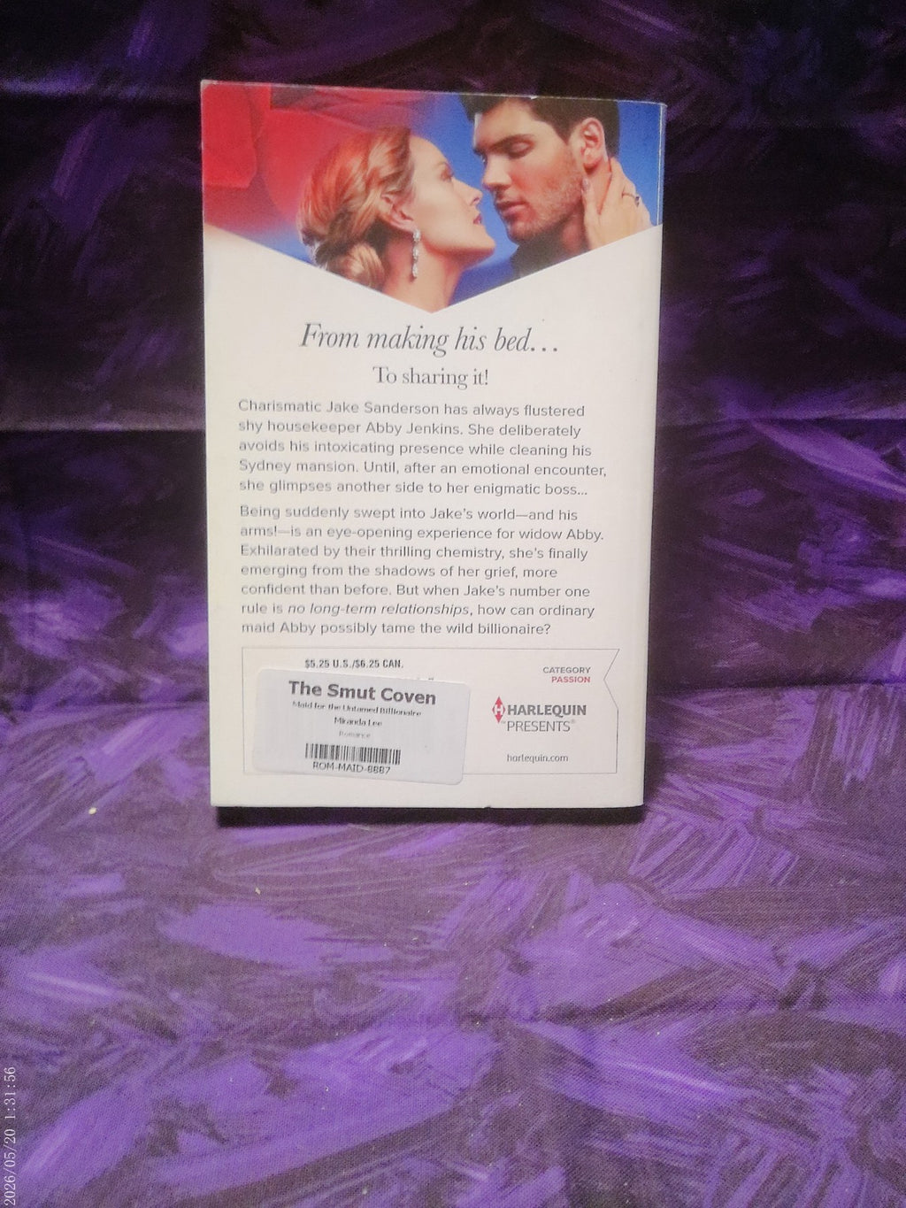 Maid for the Untamed Billionaire by Miranda Lee — actual copy photo