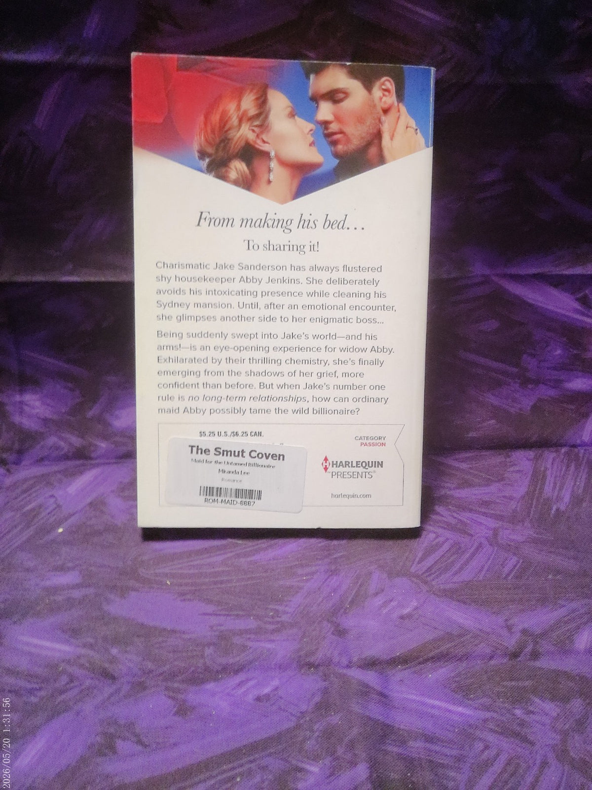 Maid for the Untamed Billionaire by Miranda Lee — actual copy photo