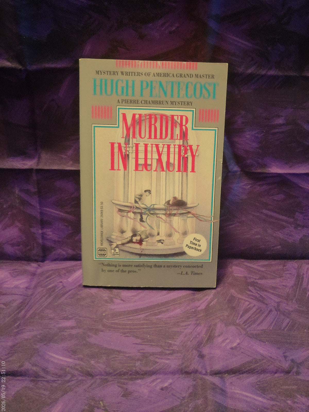 Murder in Luxury front cover upright