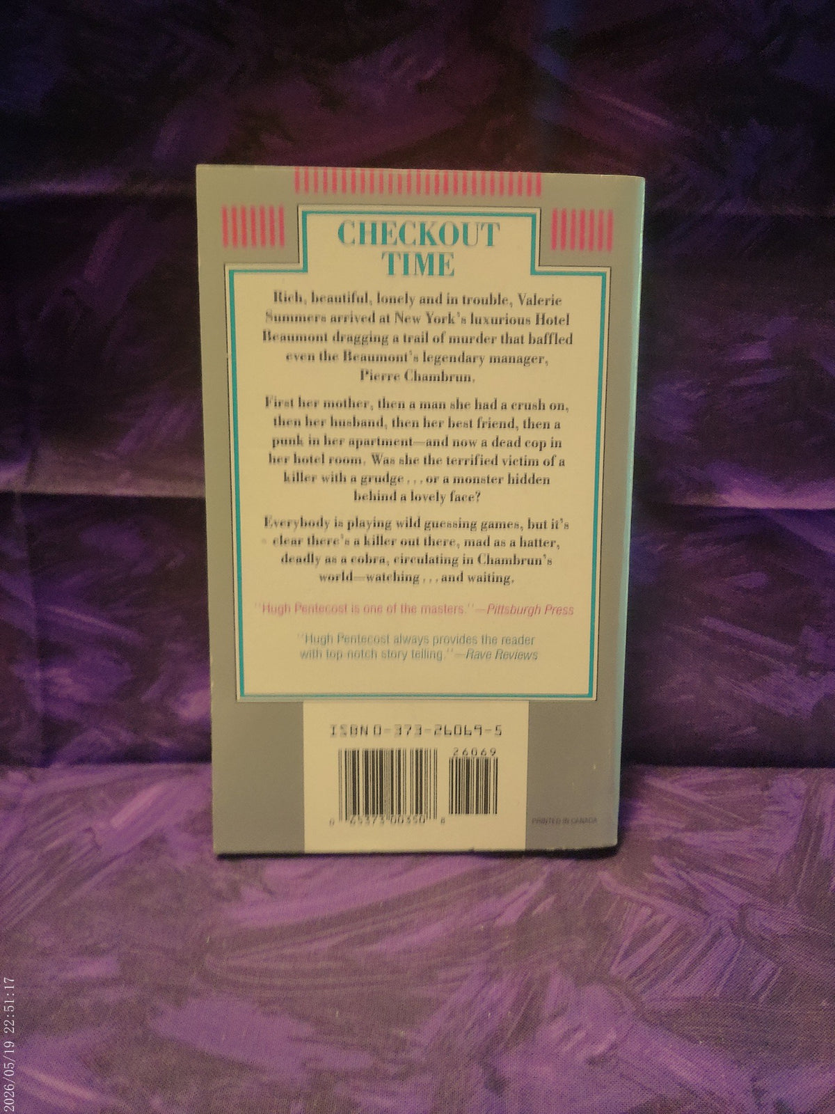 Murder in Luxury back cover upright
