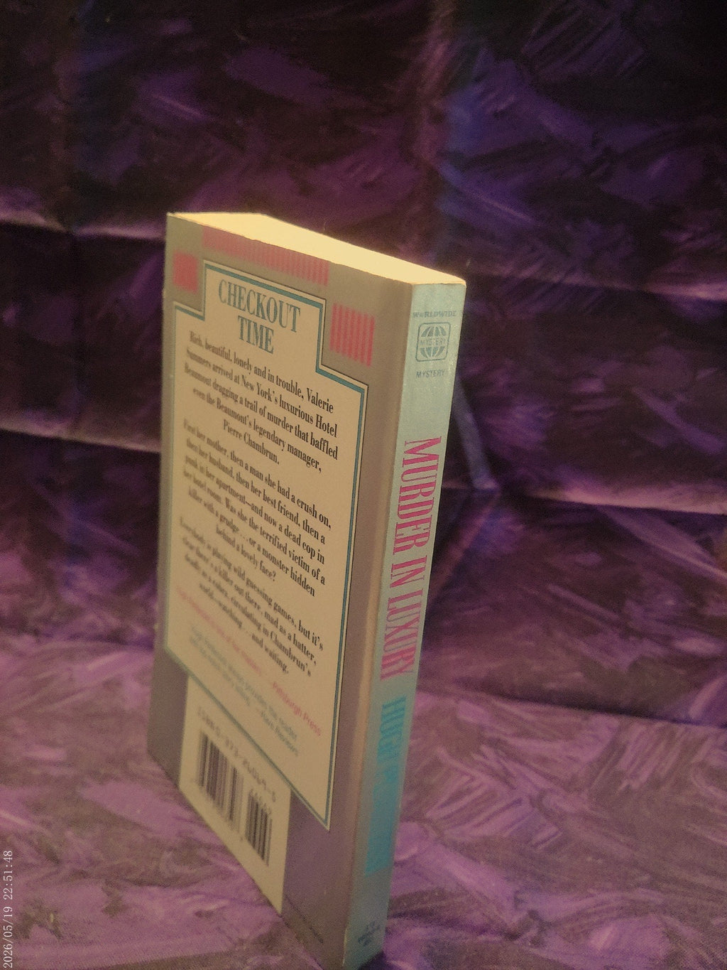 Murder in Luxury by Hugh Pentecost paperback - photo 4