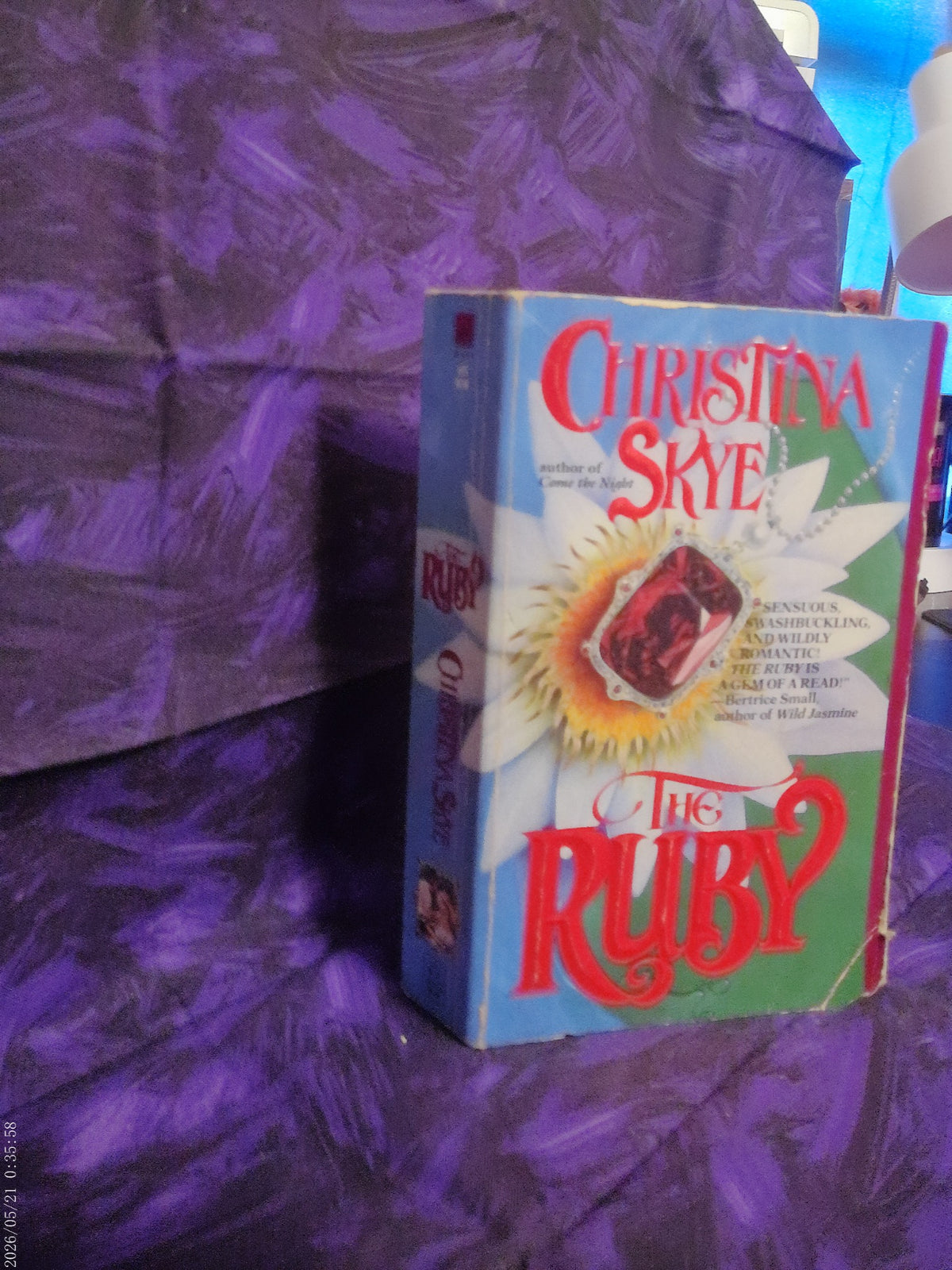 The Ruby by Christina Skye — actual used paperback, photo 3