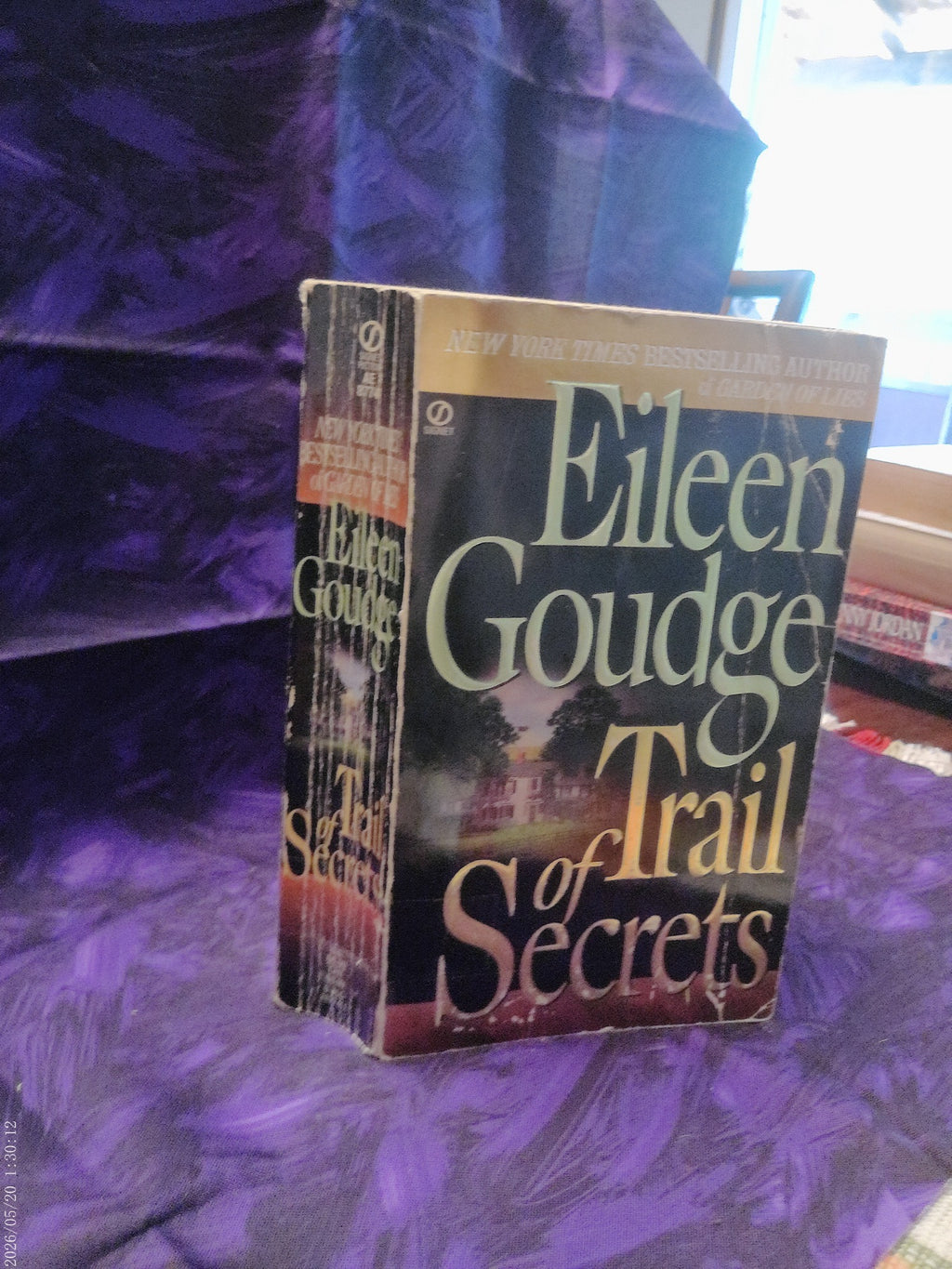 Trail of Secrets by Eileen Goudge — spine