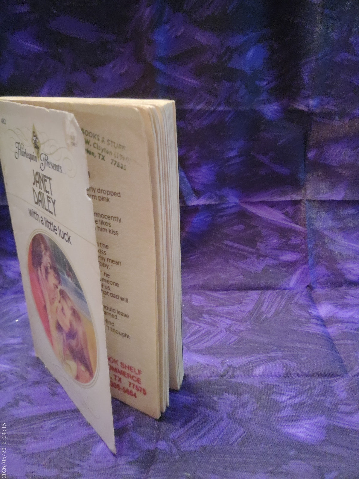 Damaged front cover